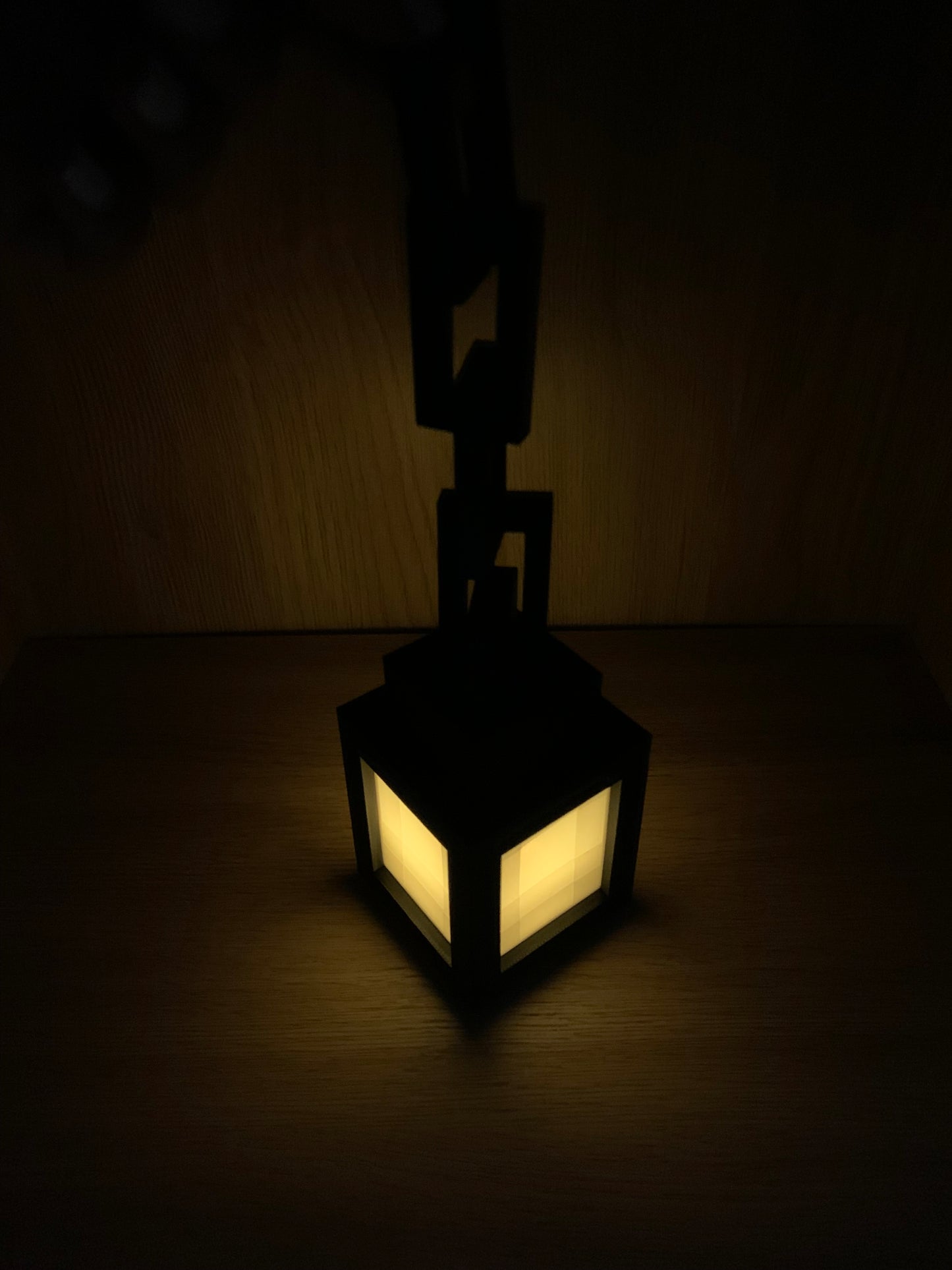 Lámpara Minecraft Colgante