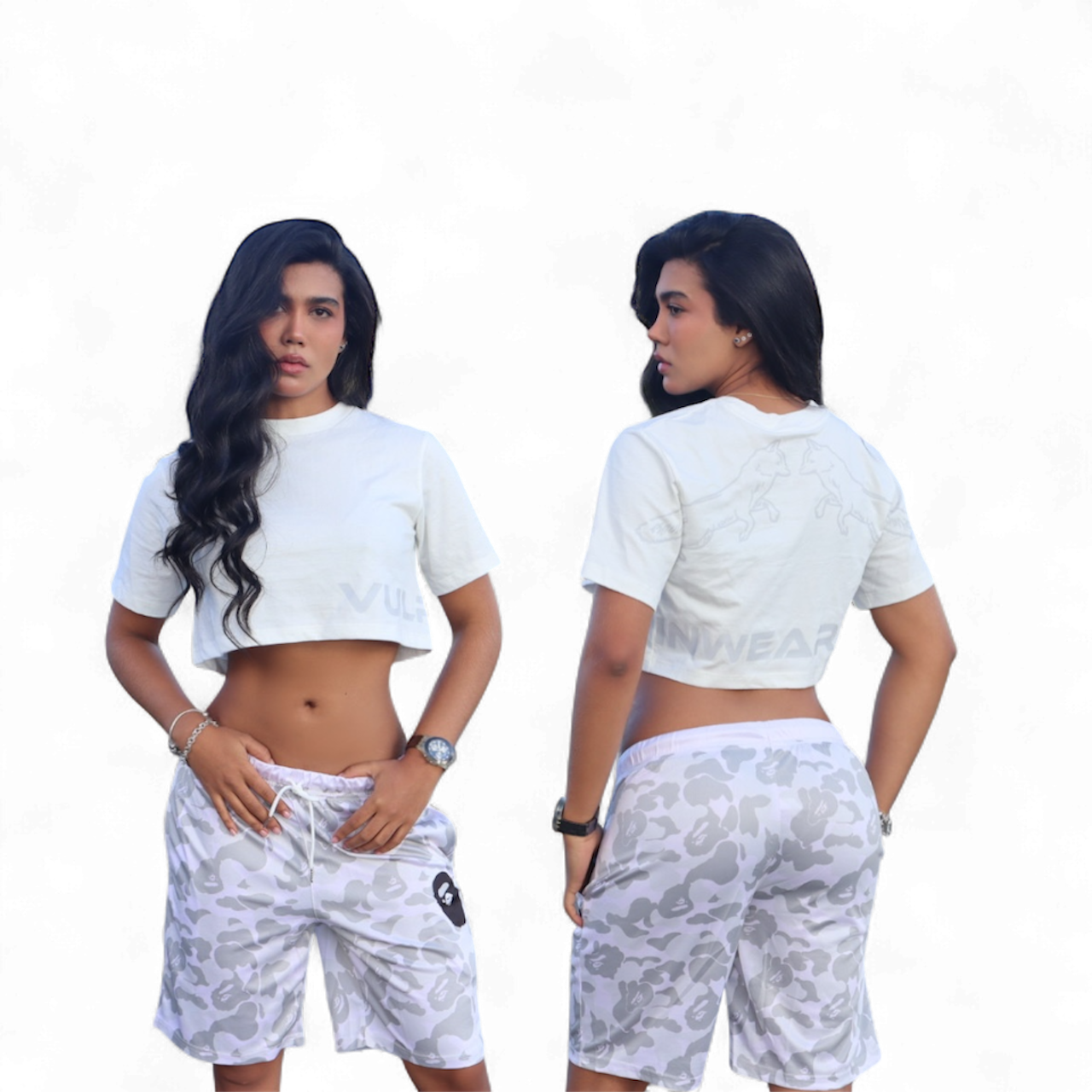 Camiseta Blanca Mujer Noise Addct