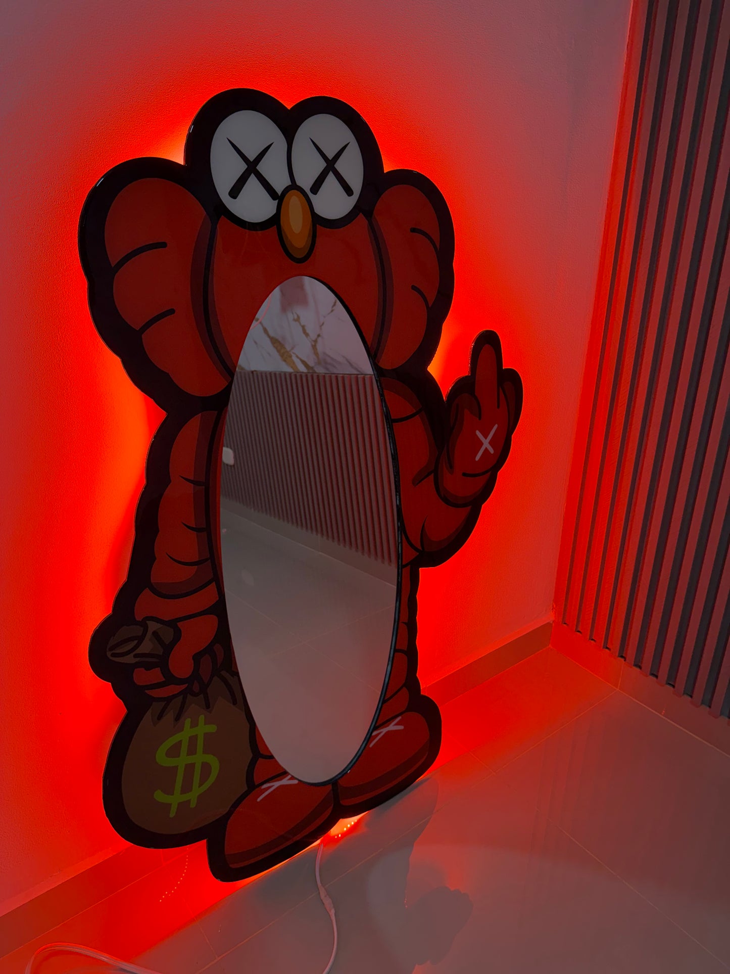 Espejo Elmo Kaws