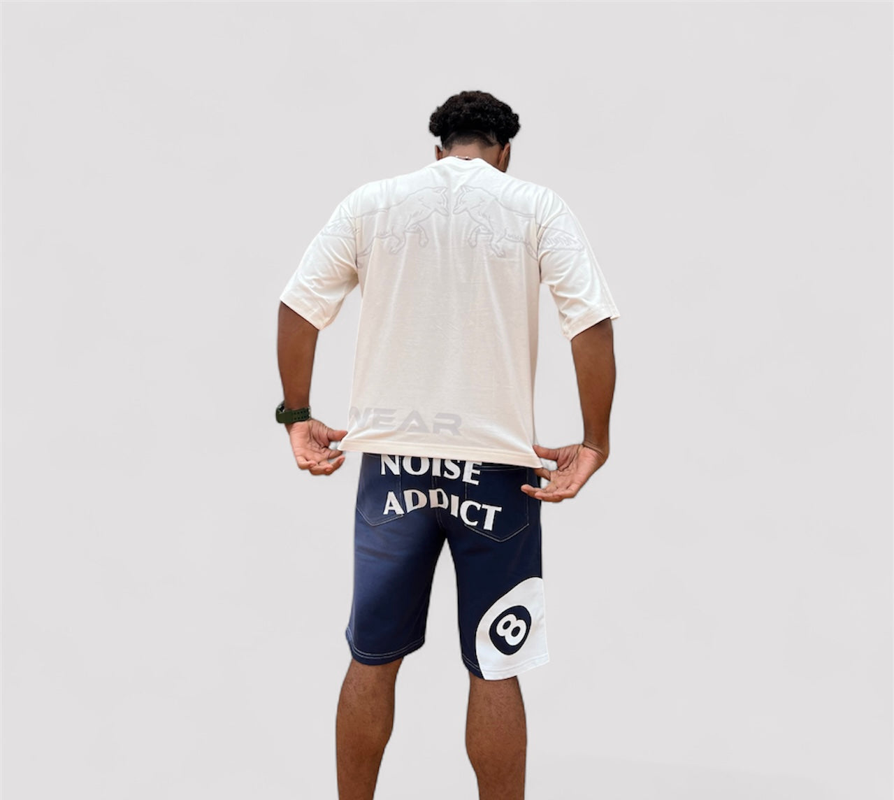 Camiseta Blanca Noise Addct