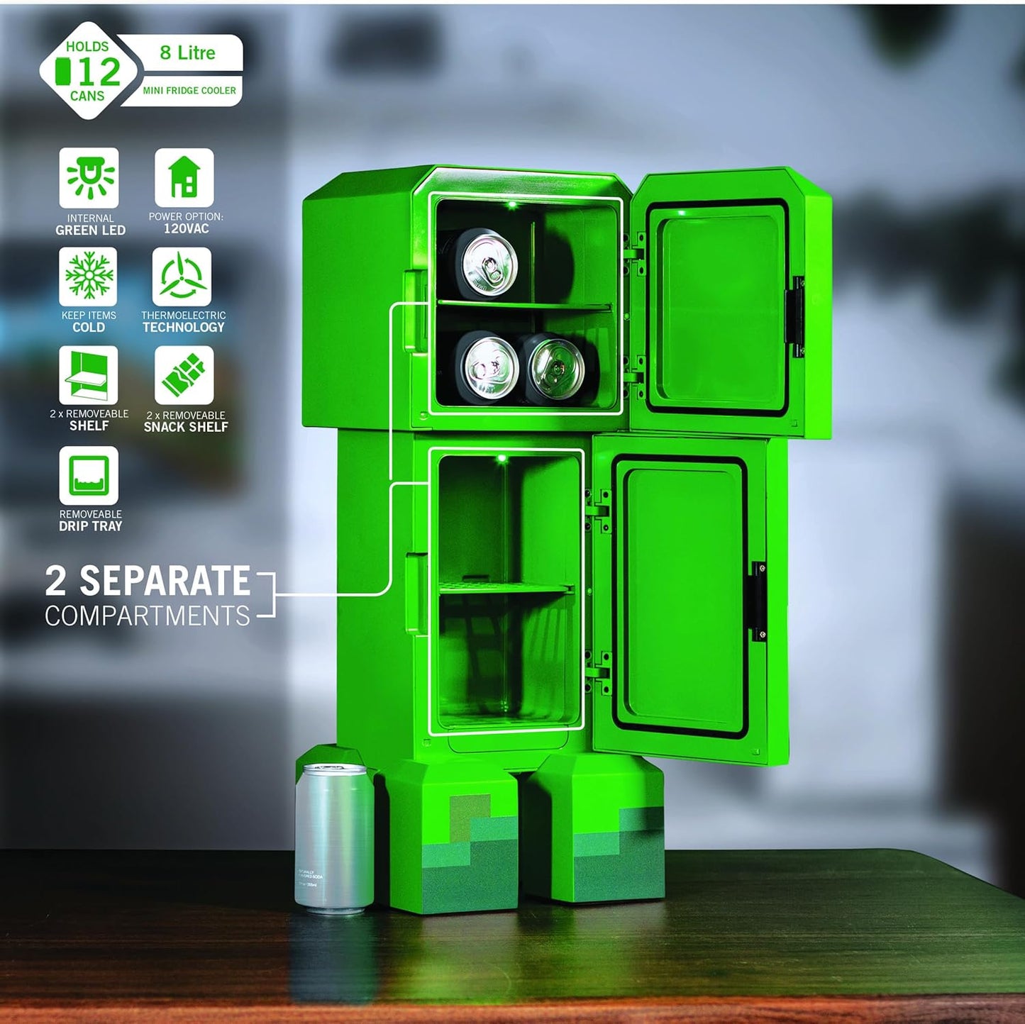 Mini Nevera Minecraft Creeper