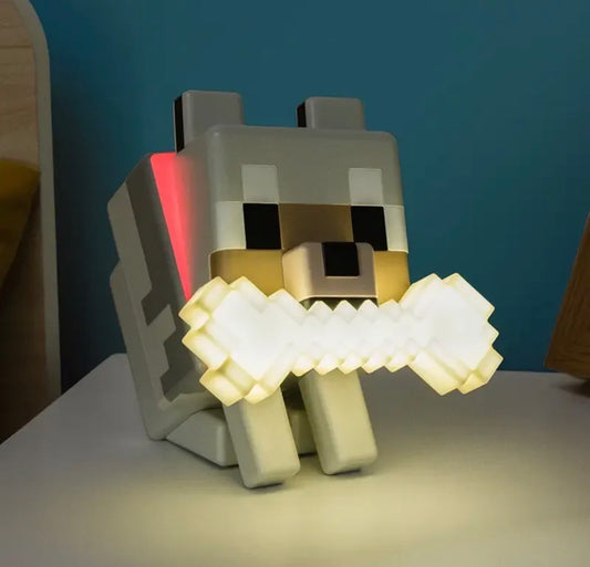 Lámpara Lobo Minecraft
