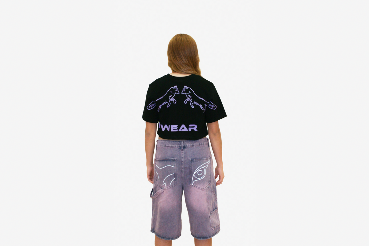Noise Addict Black Crop Top
