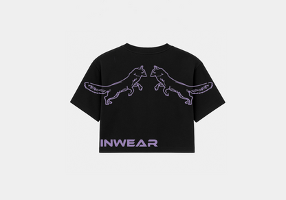 Noise Addict Black Crop Top