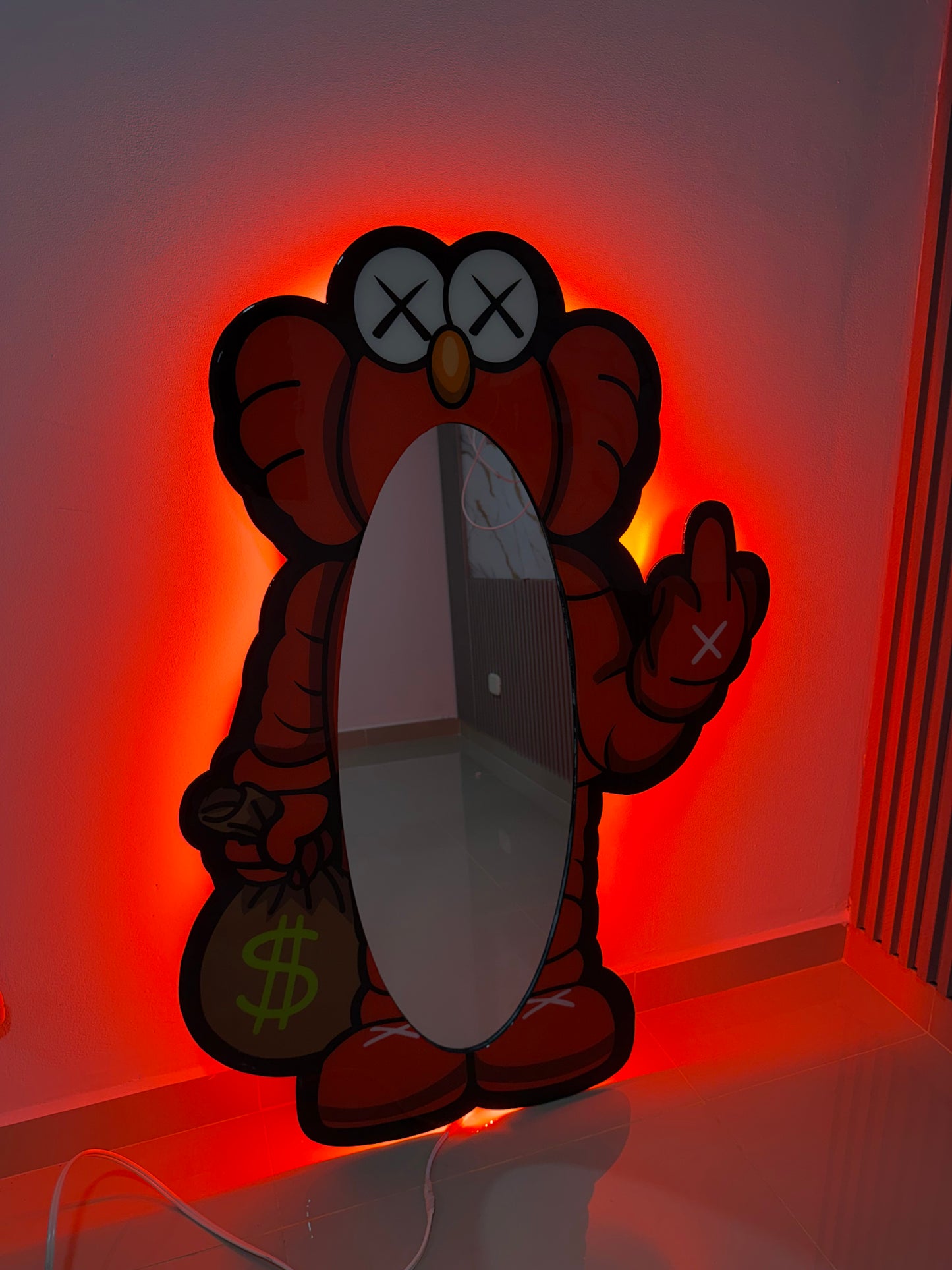 Espejo Elmo Kaws