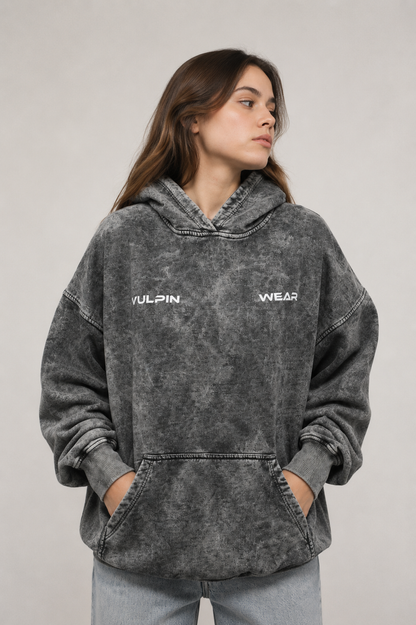 Noise Addct Acid Wash Hoodie