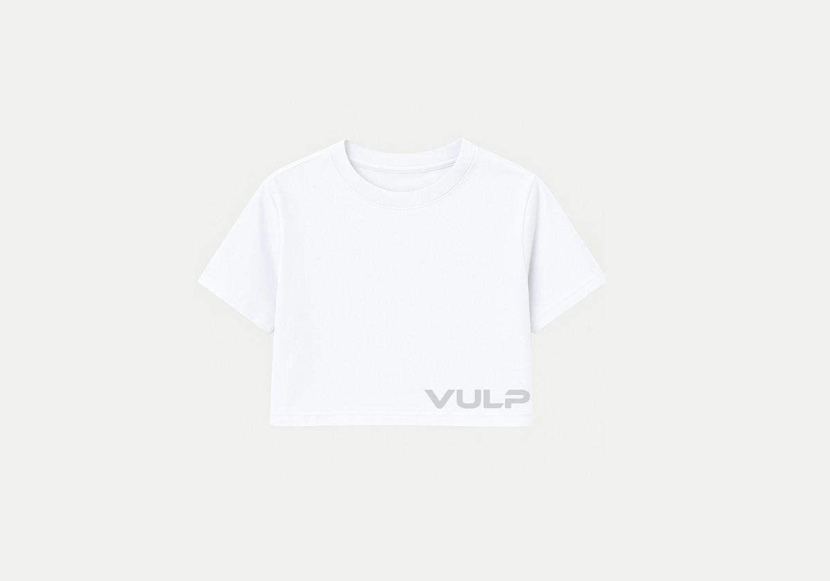 Noise Addict White Crop Top