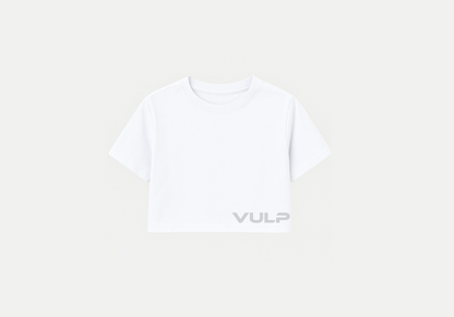 Noise Addict White Crop Top