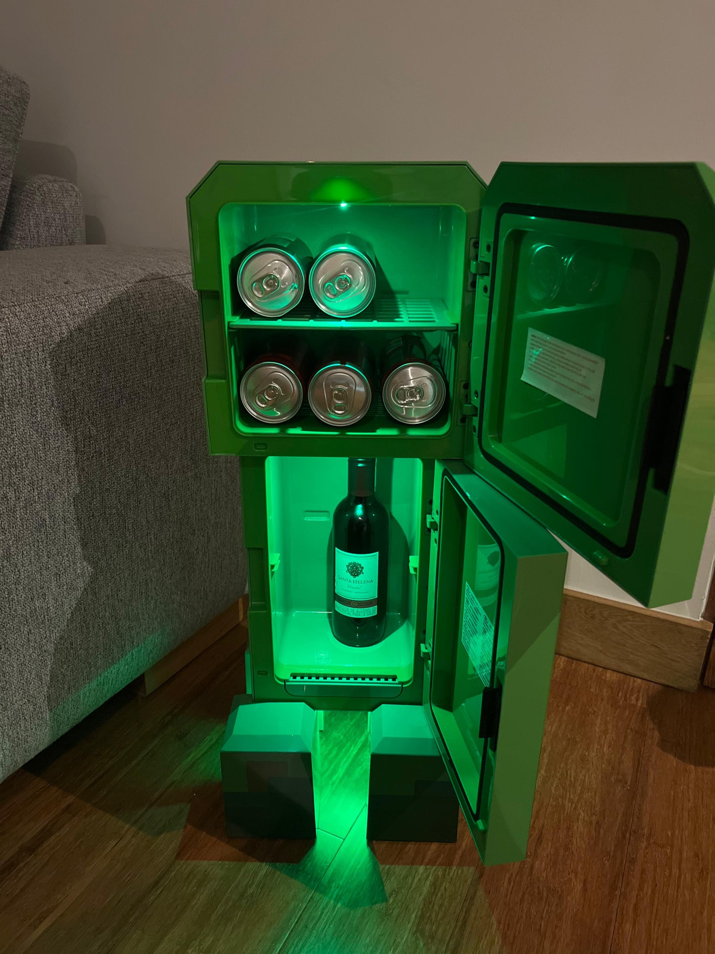 Mini Nevera Minecraft Creeper