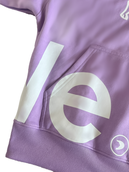 Hoddie Oversize Lila Noise Addct