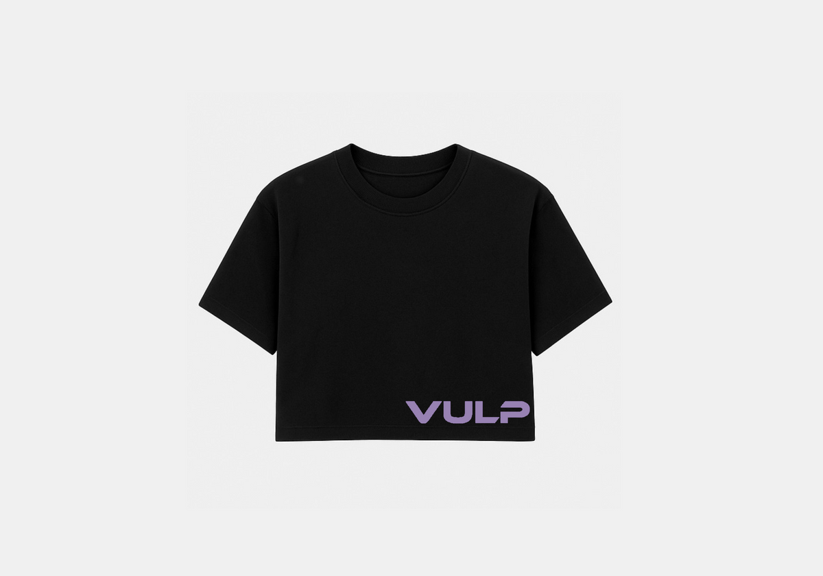 Noise Addict Black Crop Top