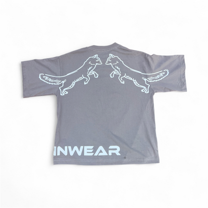 Camiseta Gris Noise Addct