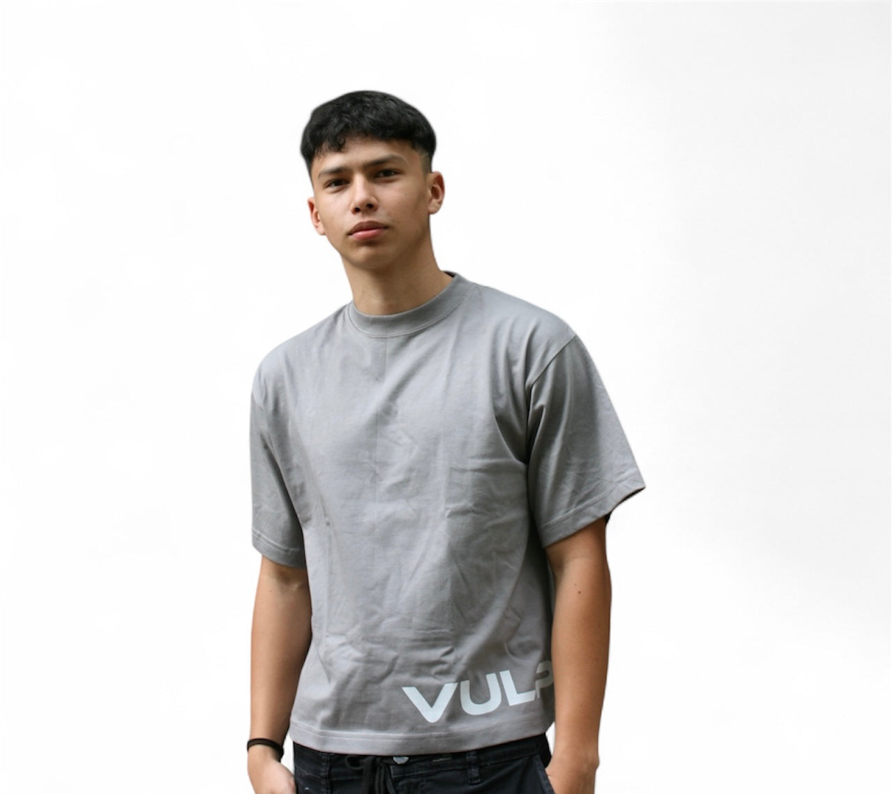 Camiseta Gris Noise Addct