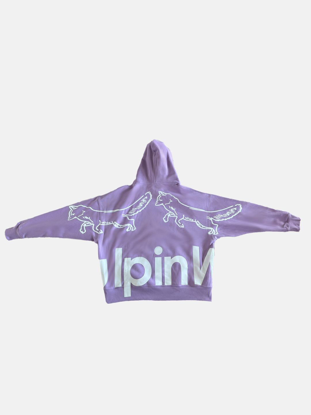 Hoddie Oversize Lila Noise Addct