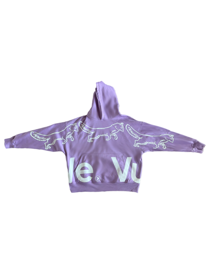 Hoddie Oversize Lila Noise Addct