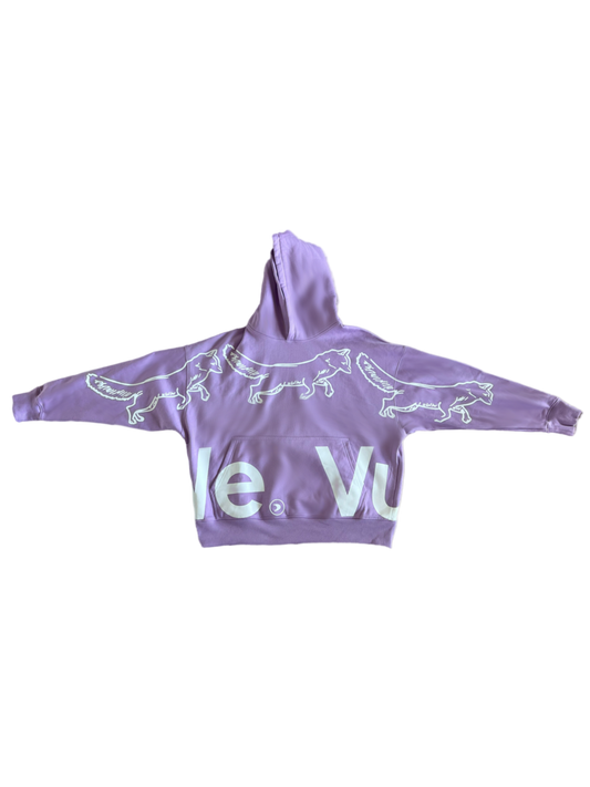 Hoddie Oversize Lila Noise Addct