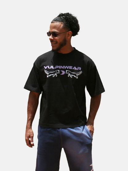 Camiseta Negra Noise Addct